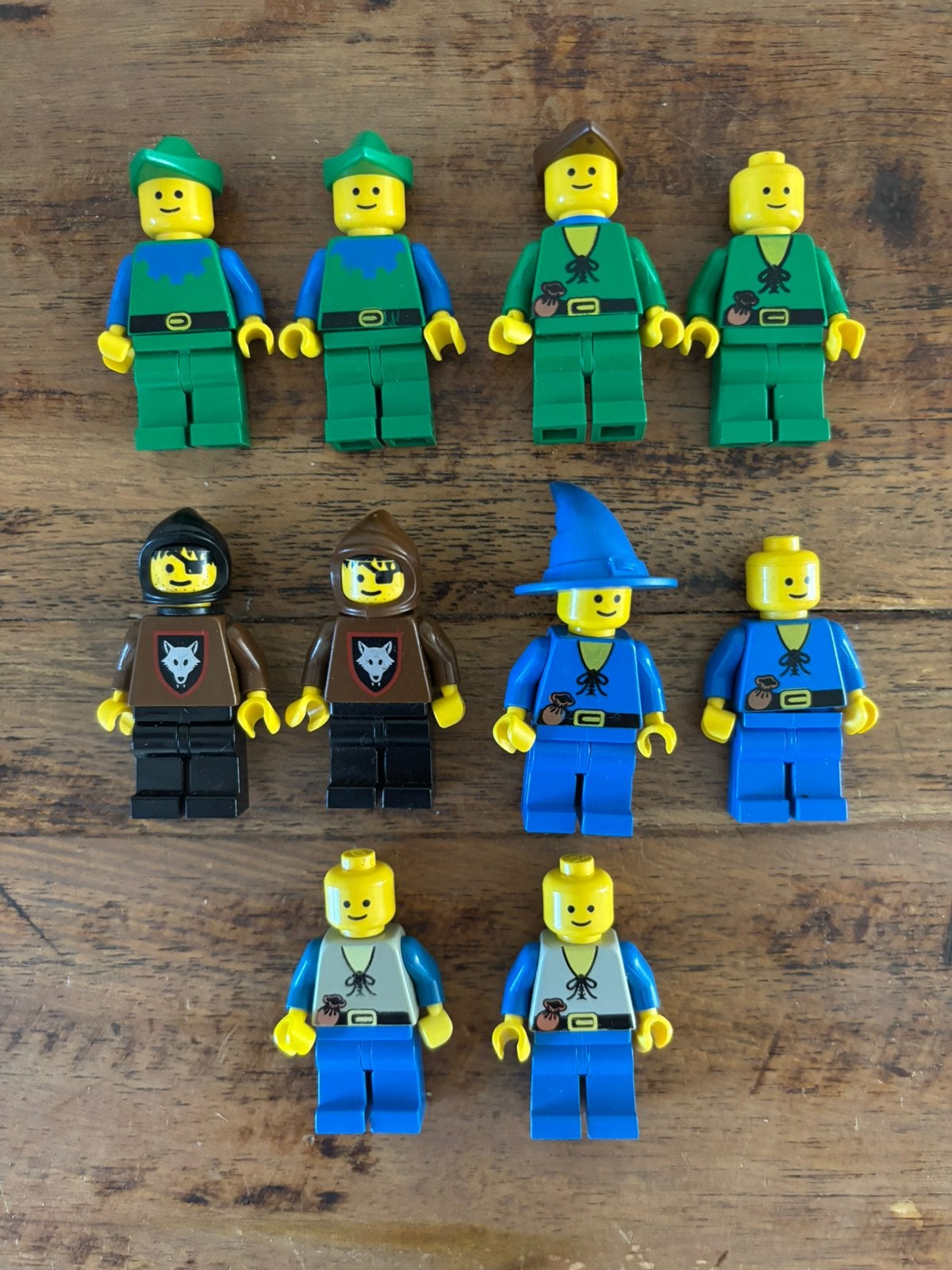 Lego minifiguren - Forestmen en Wolpack, Kinderen en Baby's, Speelgoed | Duplo en Lego, Gebruikt, Lego, Minifiguur, Castle, Ophalen of Verzenden