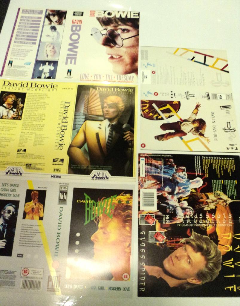 David Bowie PROMO Video Insert sheets - nooit gebruikt !, Verzenden, Nieuw, Poster, Artwork of Schilderij