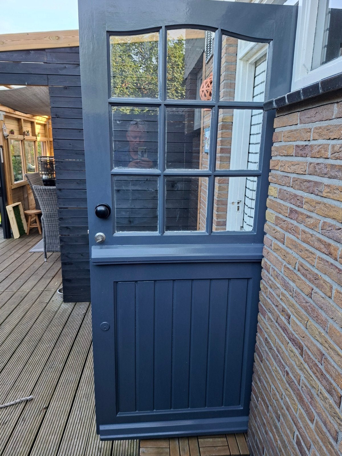 Boerendeur,  88 x 201,5 cm, Doe-het-zelf en Verbouw, Deuren en Horren, Ophalen, Gebruikt, 80 tot 100 cm, Buitendeur