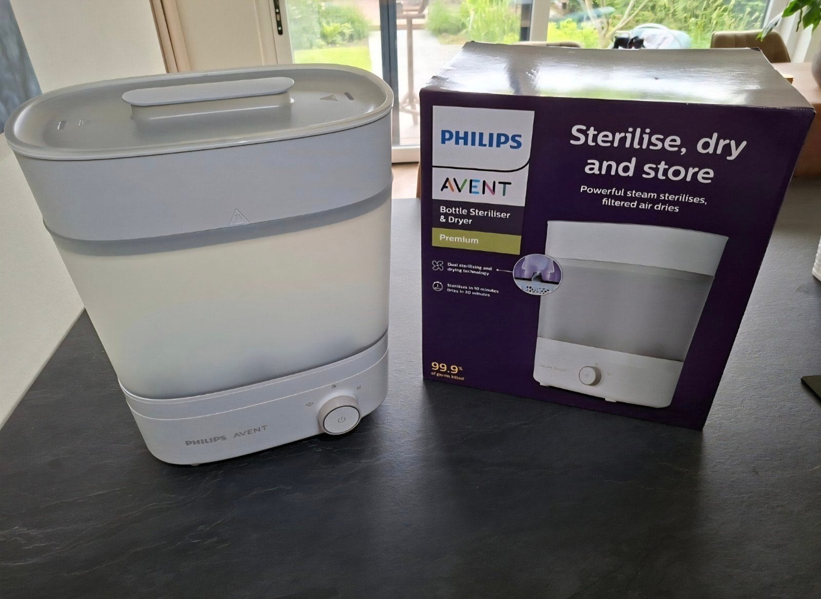 Philips Avent sterilisatie- en droogapparaat, Ophalen
