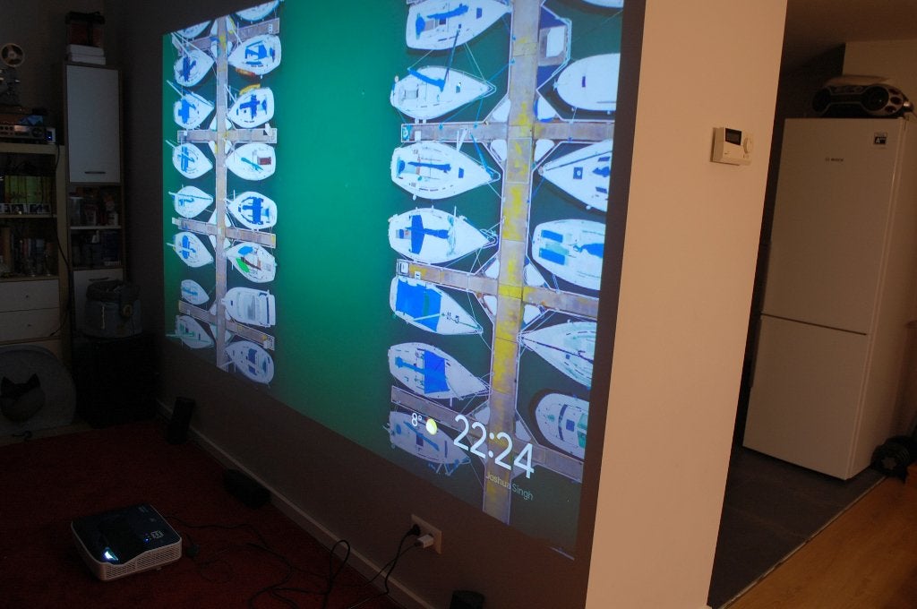 Ultra short-throw laser beamer i3 L3502W, Audio, Tv en Foto, Beamers, Ophalen of Verzenden, Zo goed als nieuw, LED