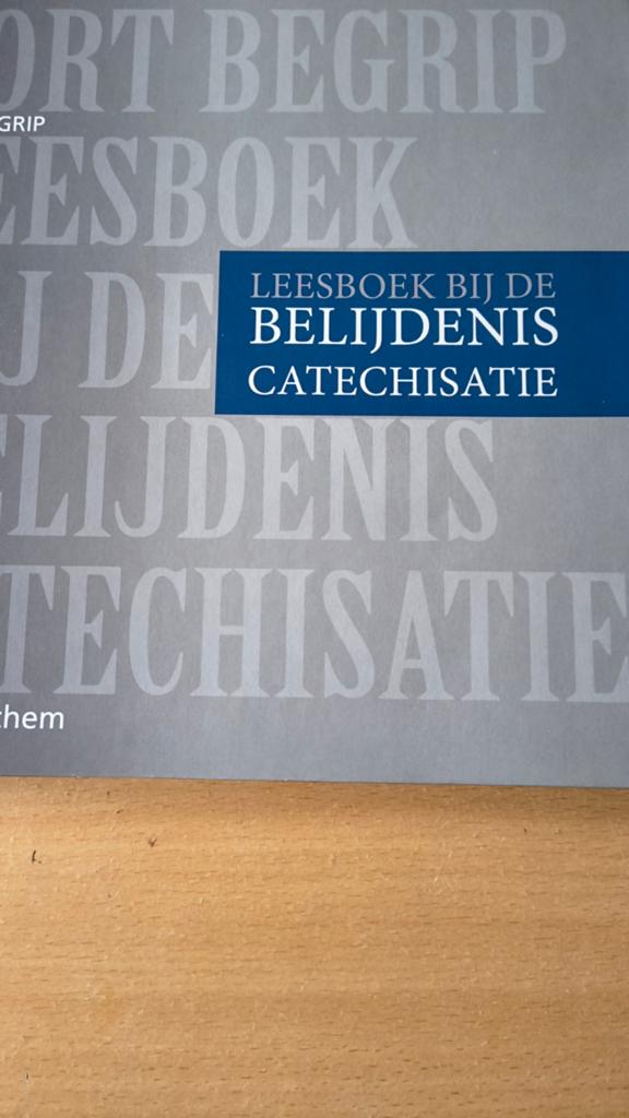 Leesboek bij de belijdenis-catechisatie. Ds C Hoghem, Boeken, Christendom | Protestants, Ophalen of Verzenden, Zo goed als nieuw