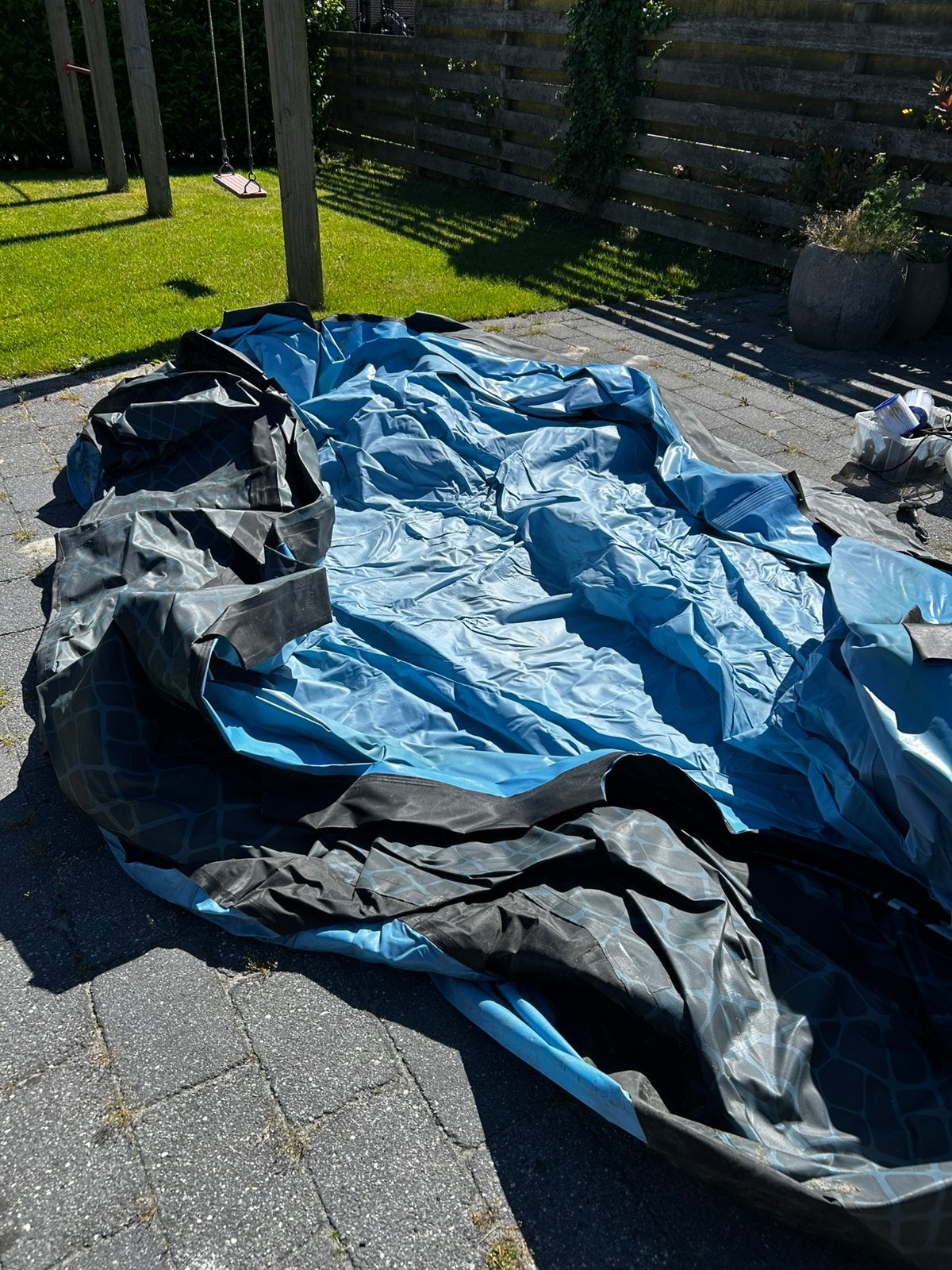 Te koop zwembad met toebehoren, Tuin en Terras, Ophalen, Gebruikt, 80 tot 120 cm, Rond