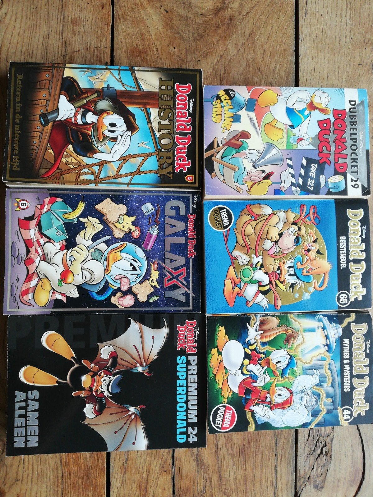 Donald Duck pockets - 6 stuks, Meerdere stripboeken, Ophalen of Verzenden, Gelezen