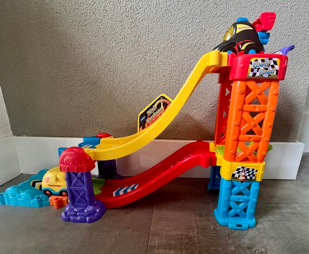 3 in 1 Racebaan Vtech, Kinderen en Baby's, Speelgoed | Vtech, Ophalen of Verzenden, Zo goed als nieuw