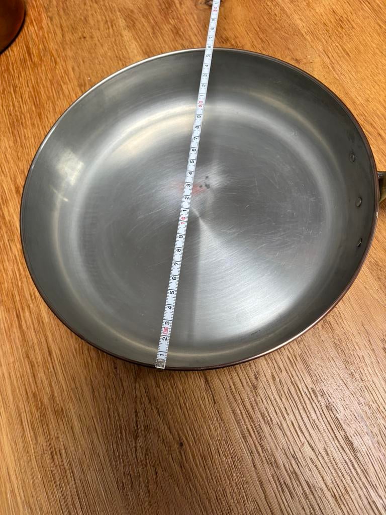 2 koperen pannen, Ophalen, Gebruikt, Overige materialen, Overige typen
