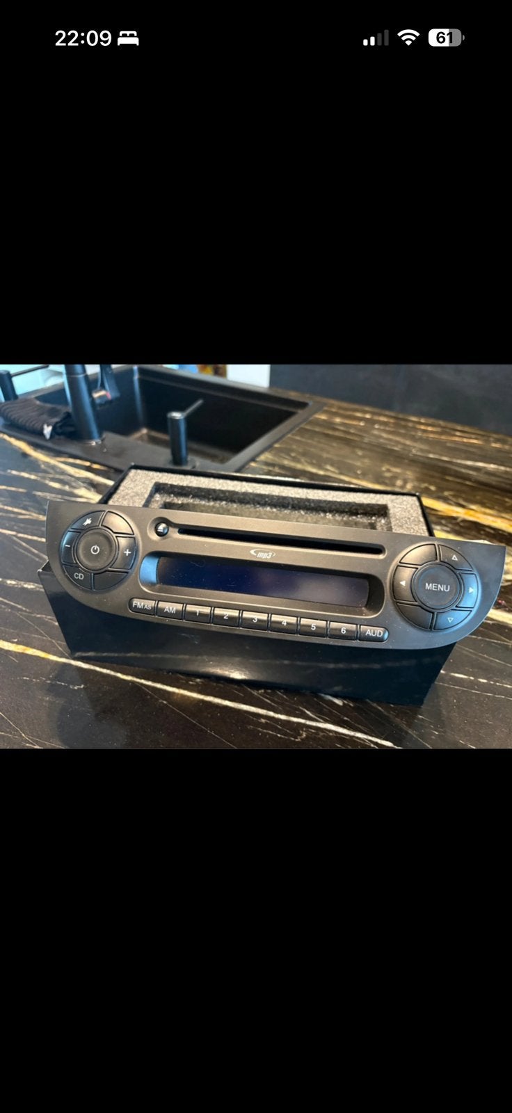 Orginele fiat 500 radio, Ophalen, Fiat, Spatbord