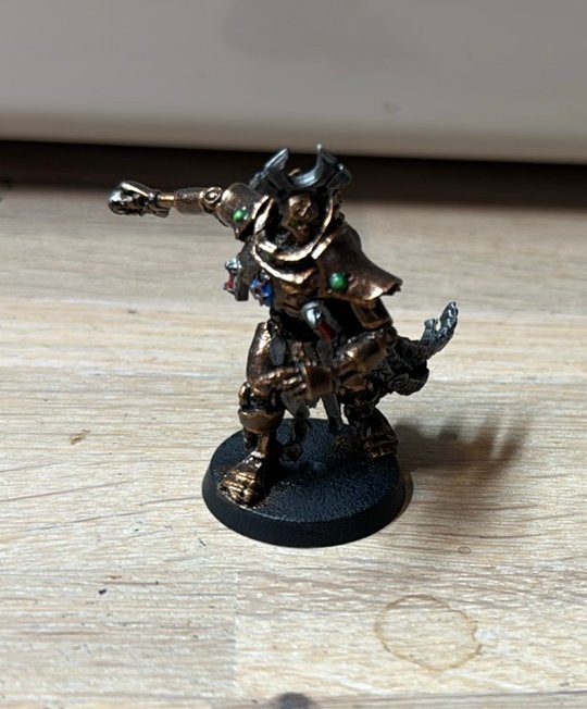 Warhammer 40k Necron Overlord, Hobby en Vrije tijd, Wargaming, Ophalen of Verzenden, Zo goed als nieuw, Warhammer