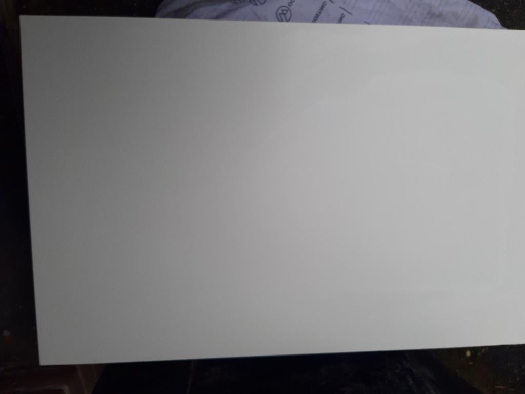 Ikea Linnmon bureautafel, wit met zwarte voeten., Gebruikt, 100 tot 150 cm, 50 tot 100 cm, Vier personen