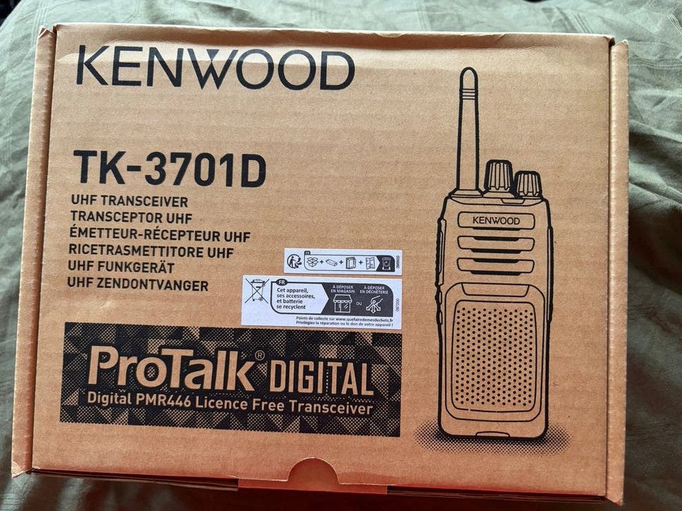 Kenwood TK-3701D ProTalk Digital Portofoon - Nieuw in doos, Verzenden, Nieuw, 5 tot 15 km, Portofoon of Walkie-talkie