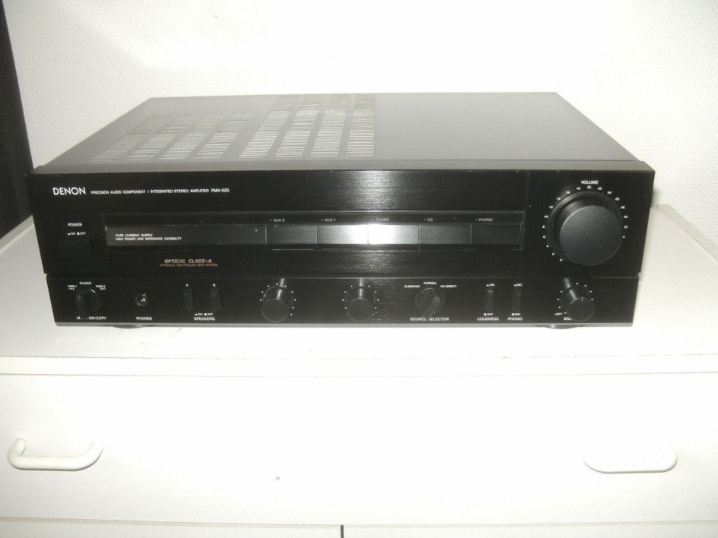Denon versterker type PMA-520, Ophalen, Stereo, 60 tot 120 watt, Denon