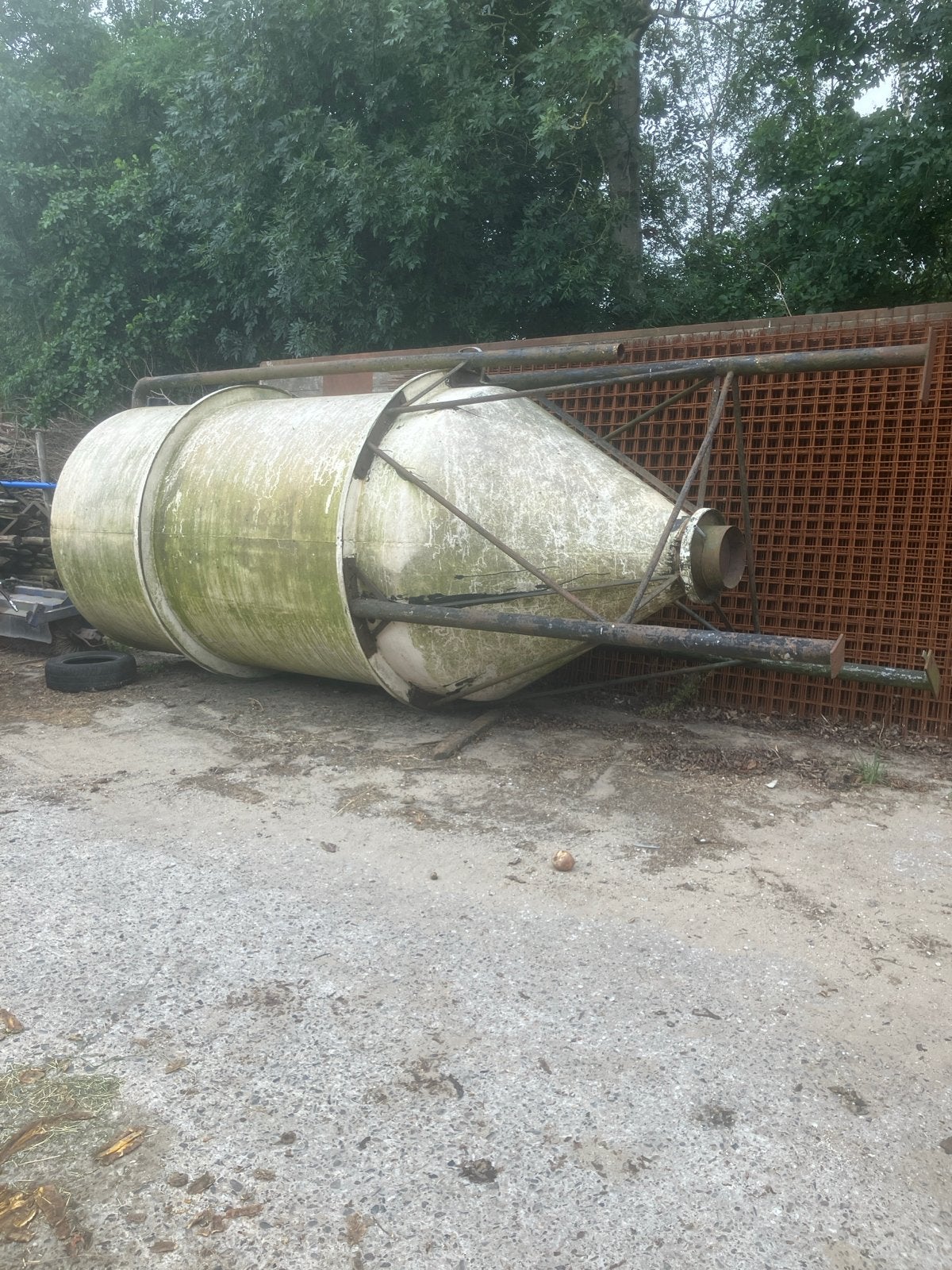 Gebruikte voersilo (bulk) voor opslag van veevoer, Dieren en Toebehoren, Ophalen of Verzenden, Vee