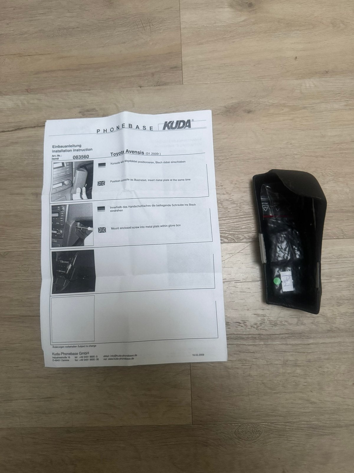 Proclip toyota avensis 01-2009-   (083560), Ophalen of Verzenden, Nieuw