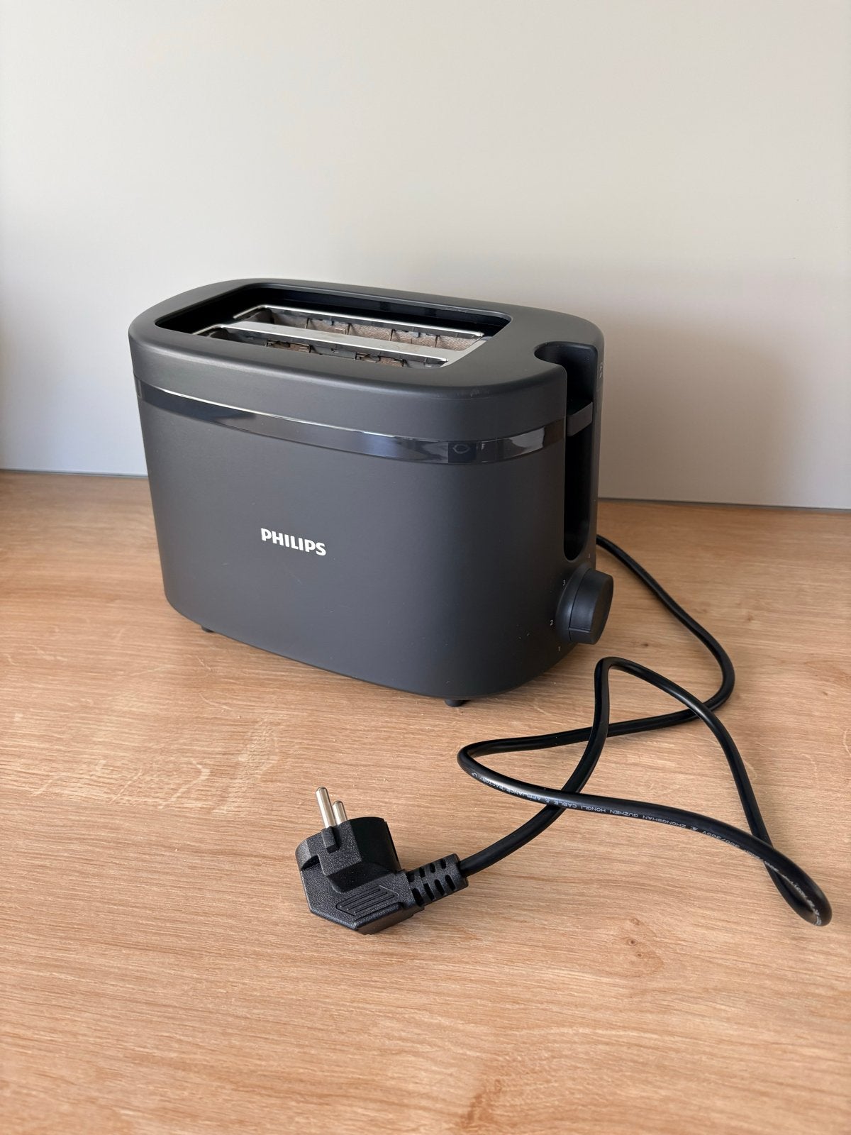 Philips HD2510/80 Broodrooster - Zwart, Ophalen of Verzenden, Zo goed als nieuw, Uitneembare kruimellade