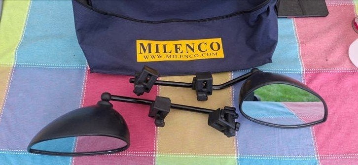 Milenco caravan spiegels - Aero 3, Caravans en Kamperen, Caravan accessoires, Zo goed als nieuw, Ophalen of Verzenden