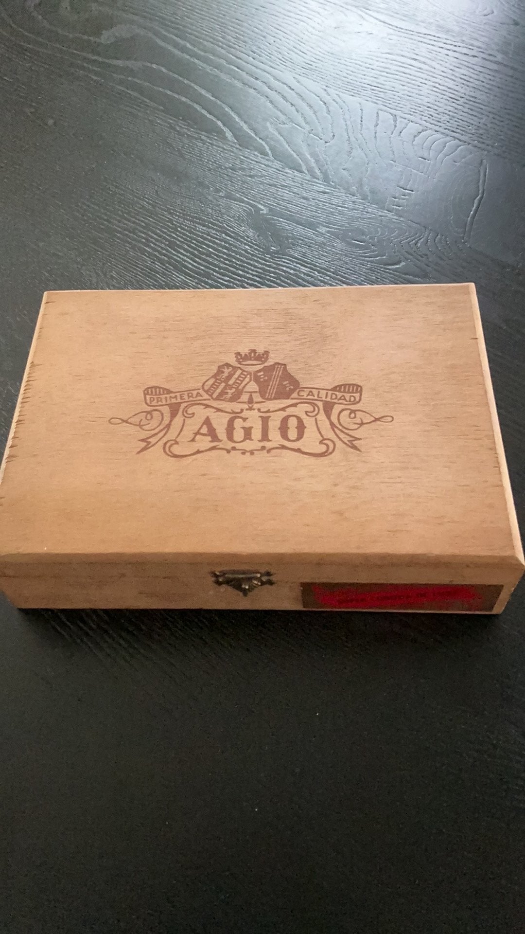 Agio doosje met sigarenbandjes uit de jaren 60, Ophalen of Verzenden, Zo goed als nieuw, Sigarenbandjes