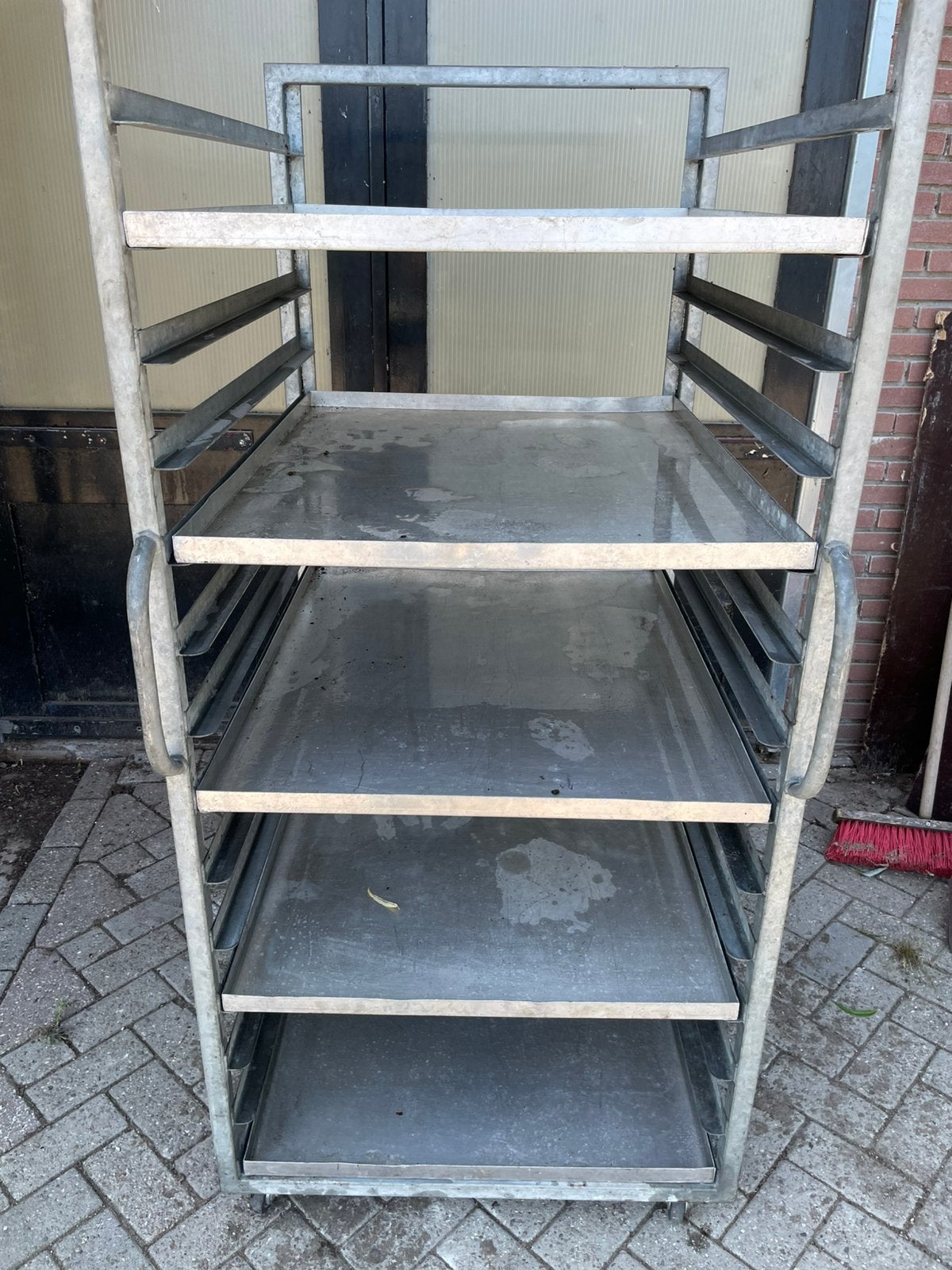 Magazijnkar / etage wagen, Doe-het-zelf en Verbouw, Transportwagens, 100 liter of meer, Ophalen, Zo goed als nieuw, Transportkar