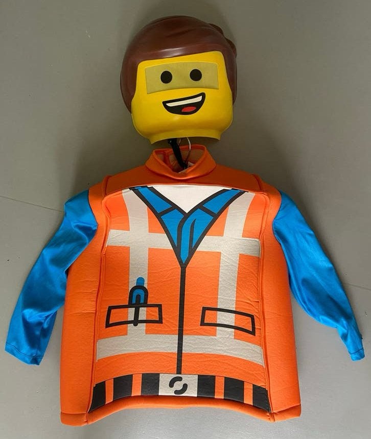 Lego The Movie Emmet Verkleedpak voor kind, Ophalen of Verzenden, Gebruikt