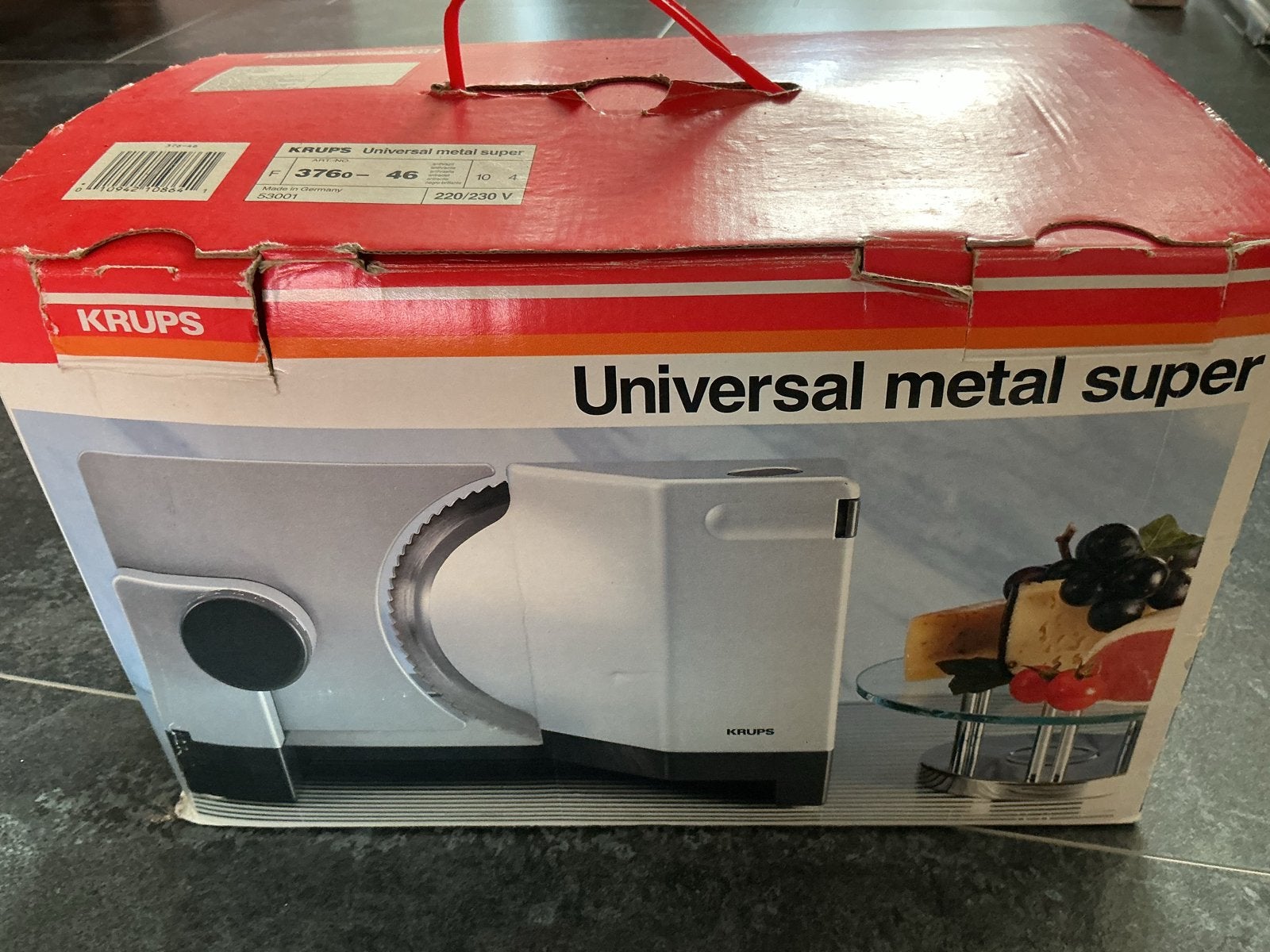 Krups Universal Metal Super Snijmachine -, Ophalen of Verzenden, Zo goed als nieuw