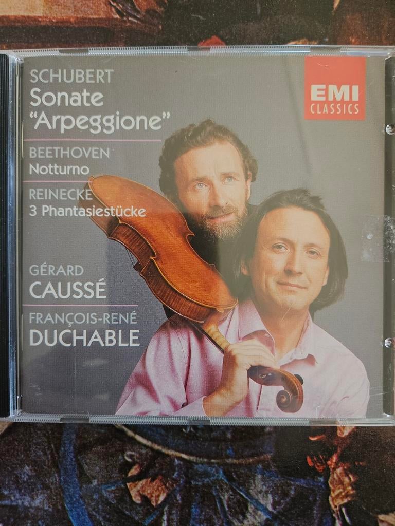 Schubert, Beethoven, Reinecke - Gérard Caussé, F.R. Duchable, Ophalen of Verzenden, Romantiek, Zo goed als nieuw, Kamermuziek