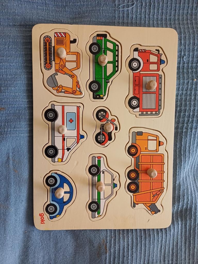 Houten puzzels voor kinderen, Ophalen of Verzenden, Minder dan 10 stukjes, 6 maanden tot 2 jaar