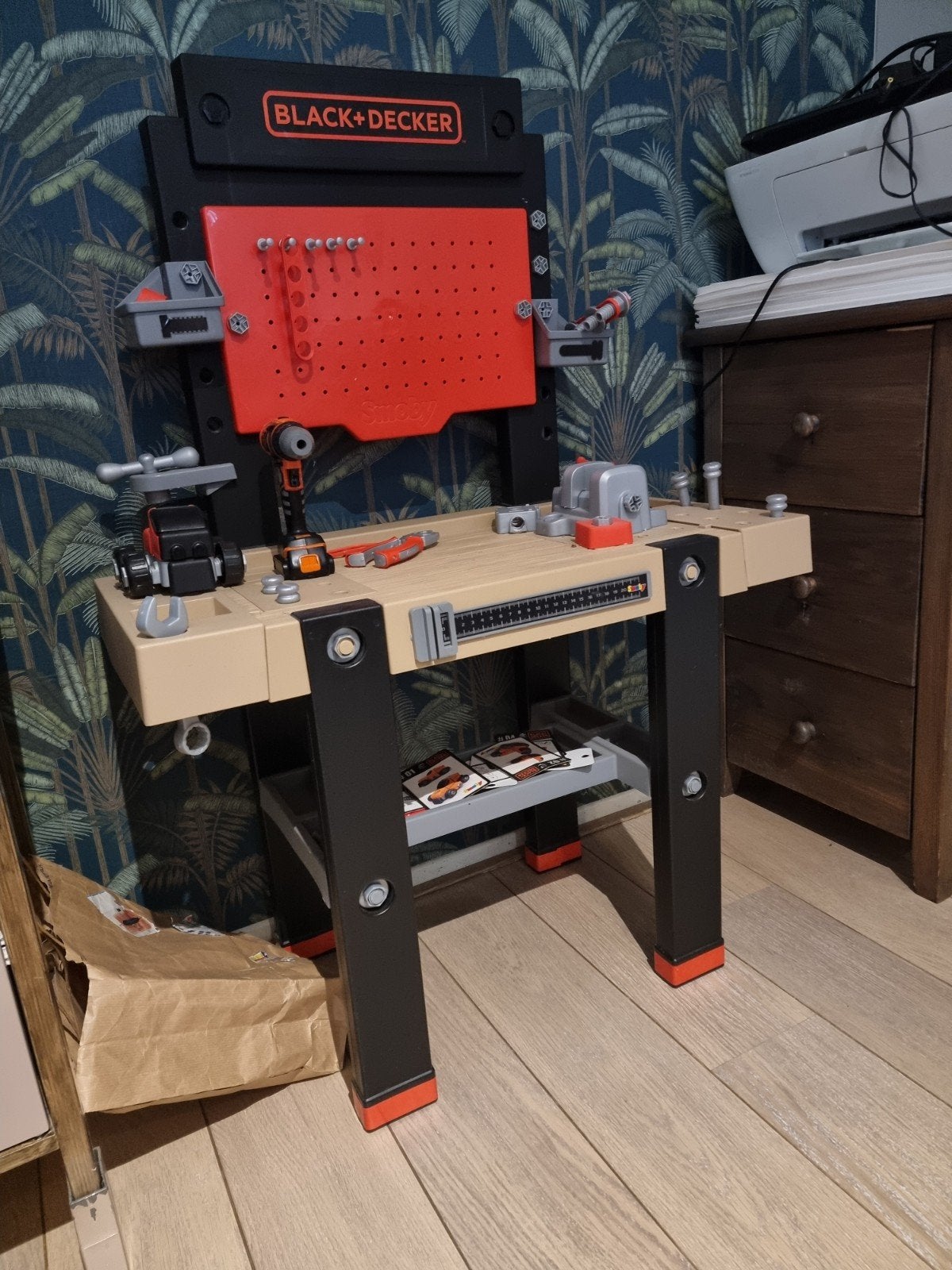 Black+Decker Kinder Werkbank met Gereedschap, Ophalen, Gebruikt, Bouwen