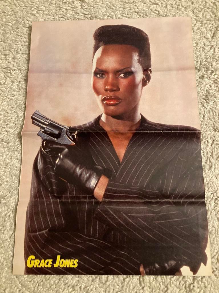 Poster A3 formaat GRACE JONES, Verzamelen, Ophalen of Verzenden, Zo goed als nieuw, A1 t/m A3