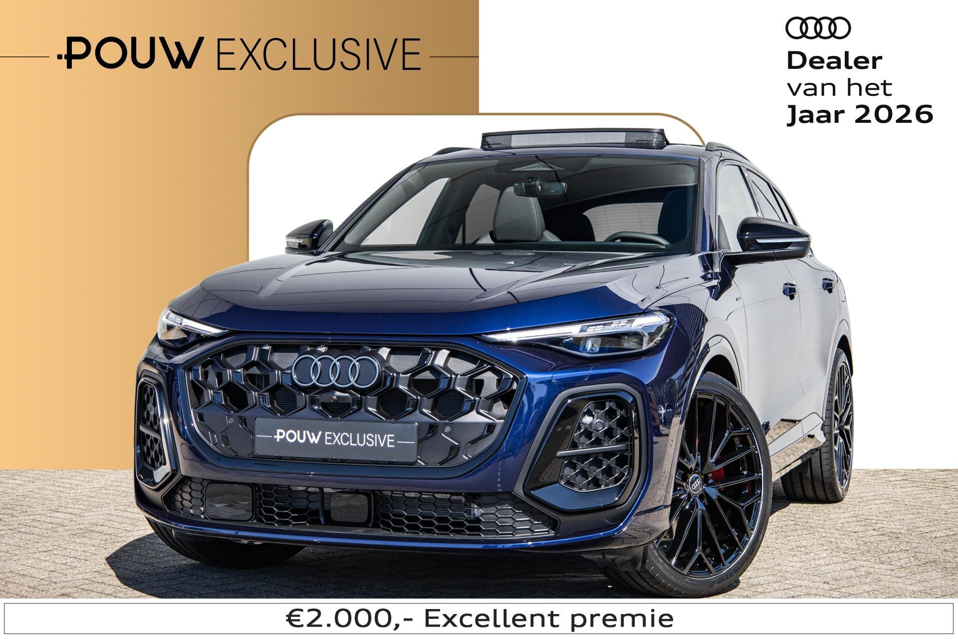 Audi Q5 2.0 TFSI e-hybrid quattro S Edition Competition | Te, Auto's, Audi, Automaat, 12 maanden, 4 cilinders, Plug-in hybride