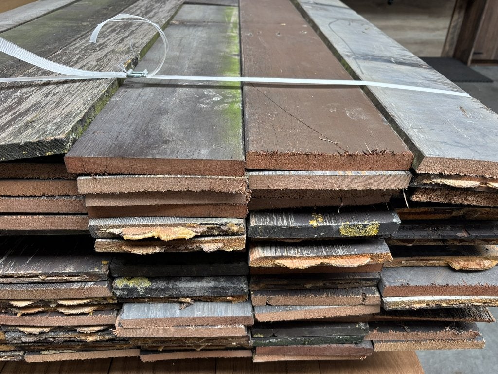 Red ceder gebruikte gevelbekleding wandhout met fsc, Ophalen of Verzenden, Gebruikt, Plank
