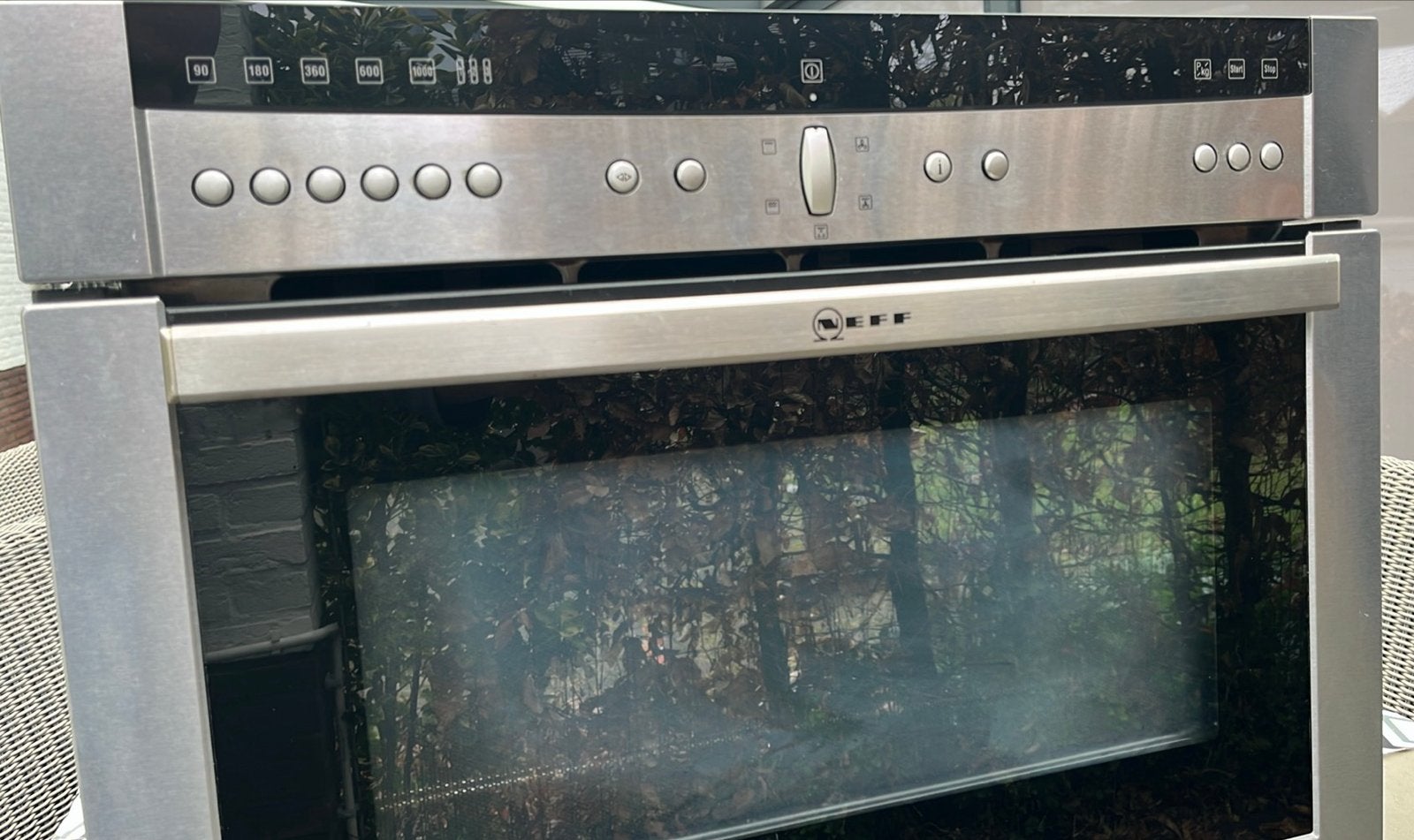 Neff Combi Magnetron en Oven - Inbouw 45cm (Z.g.a.n.), Ophalen, 45 tot 50 cm, Hete lucht, Neff