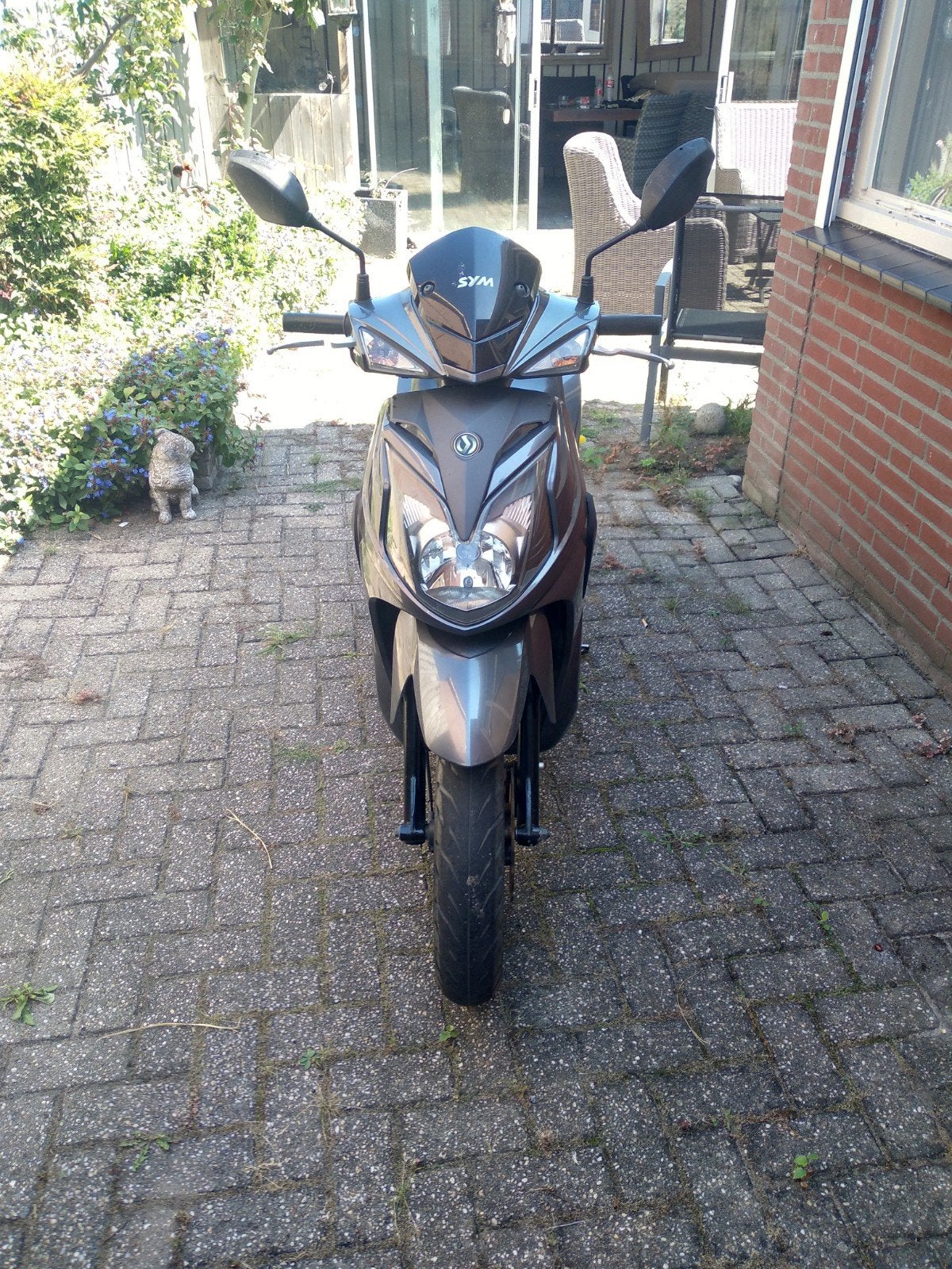Sym Orbit II scooter - Grijs,, Fietsen en Brommers, Ophalen, Gebruikt, Maximaal 45 km/u, Benzine