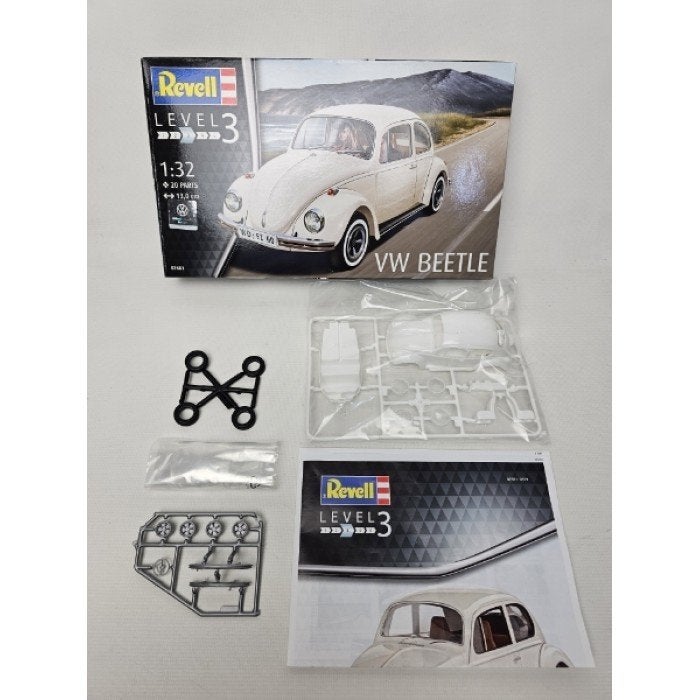 # Revell VW Beetle 07681 bouwpaketje 1 op 32 level 3, Hobby en Vrije tijd, Gebruikt, Auto, Ophalen of Verzenden, 1:32 tot 1:50