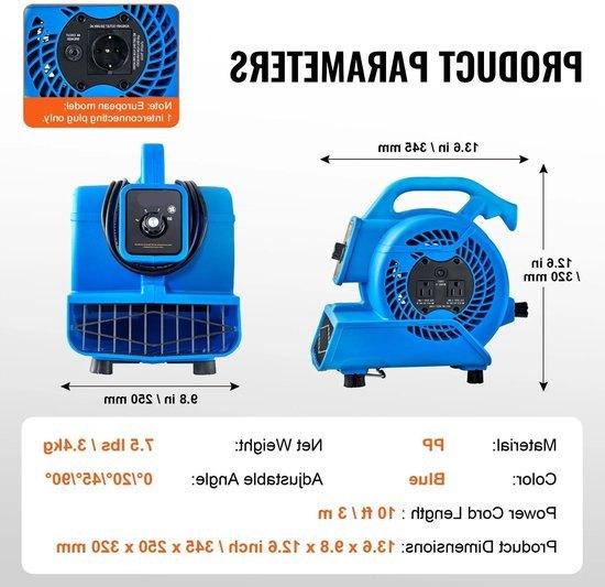 Elektrische Luchtblazer - Air Duster - Perslucht - Vloerblaz, Corvance B.V., Verzenden, Nieuw, Corvancebol@gmail.com