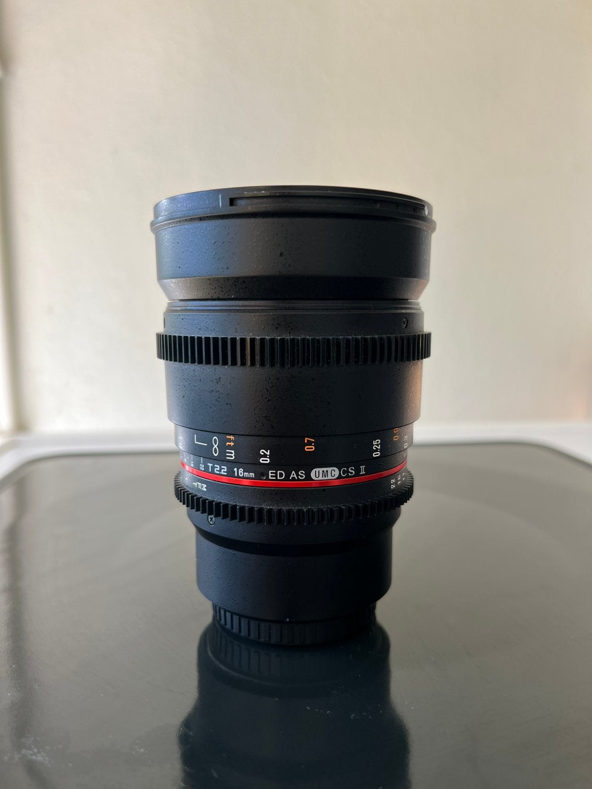Samyang 16mm T2.2 Cine Lens - MFT/M43 Mount, Audio, Tv en Foto, Fotografie | Lenzen en Objectieven, Ophalen of Verzenden, Zo goed als nieuw