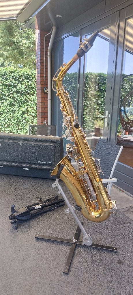 Alt Saxofoon Selzer USA  type Buddy II, Muziek en Instrumenten, Ophalen of Verzenden, Gebruikt, Alt, Met koffer