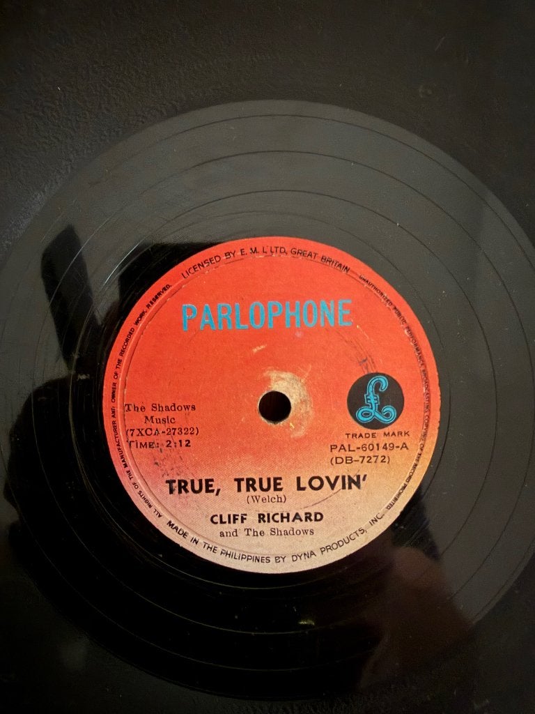 Cliff Rihard 78 RPM True True Lovin Constantly, Gebruikt, 10 inch, Ophalen of Verzenden, Pop