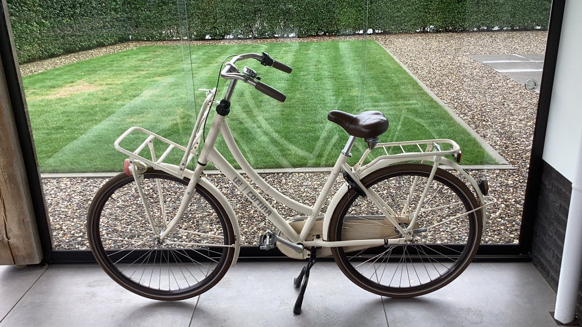 Dames fiets, Fietsen en Brommers, Fietsen | Dames | Omafietsen, Ophalen, Gebruikt, Terugtraprem, Versnellingen