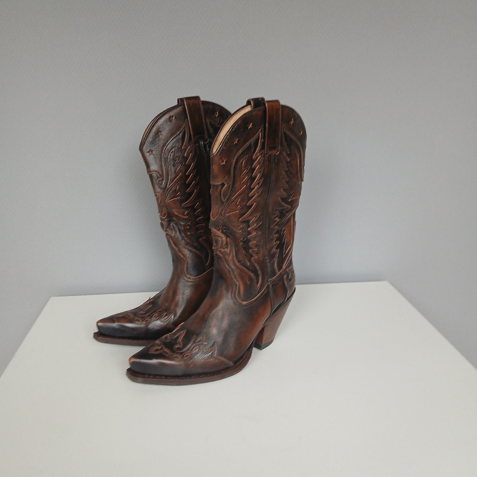Sendra laarzen maat 36, Kleding | Dames, Bruin, Ophalen of Verzenden, Zo goed als nieuw, Hoge laarzen