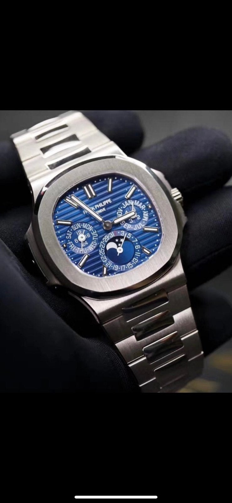 Patek Philippe Heren 2026, Verzenden, Zo goed als nieuw, Staal, Overige merken