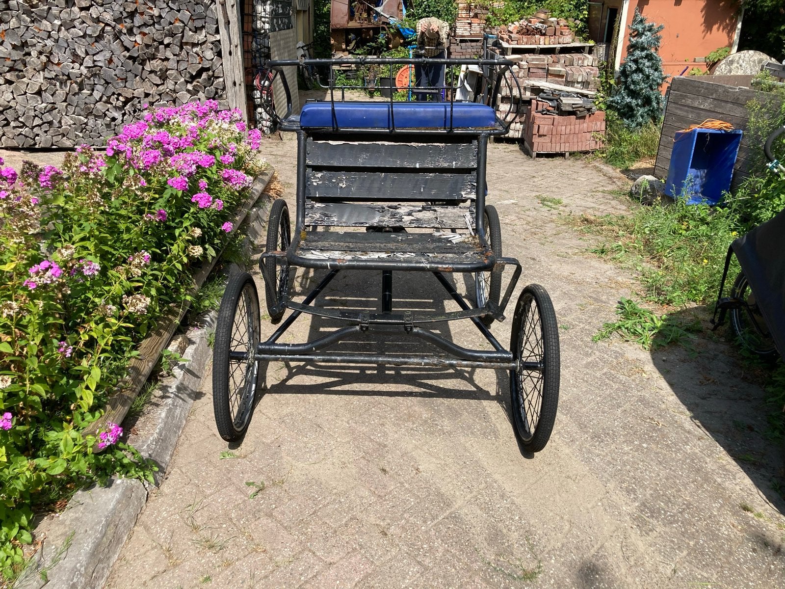 Men wagen, Gebruikt, Paard of Pony