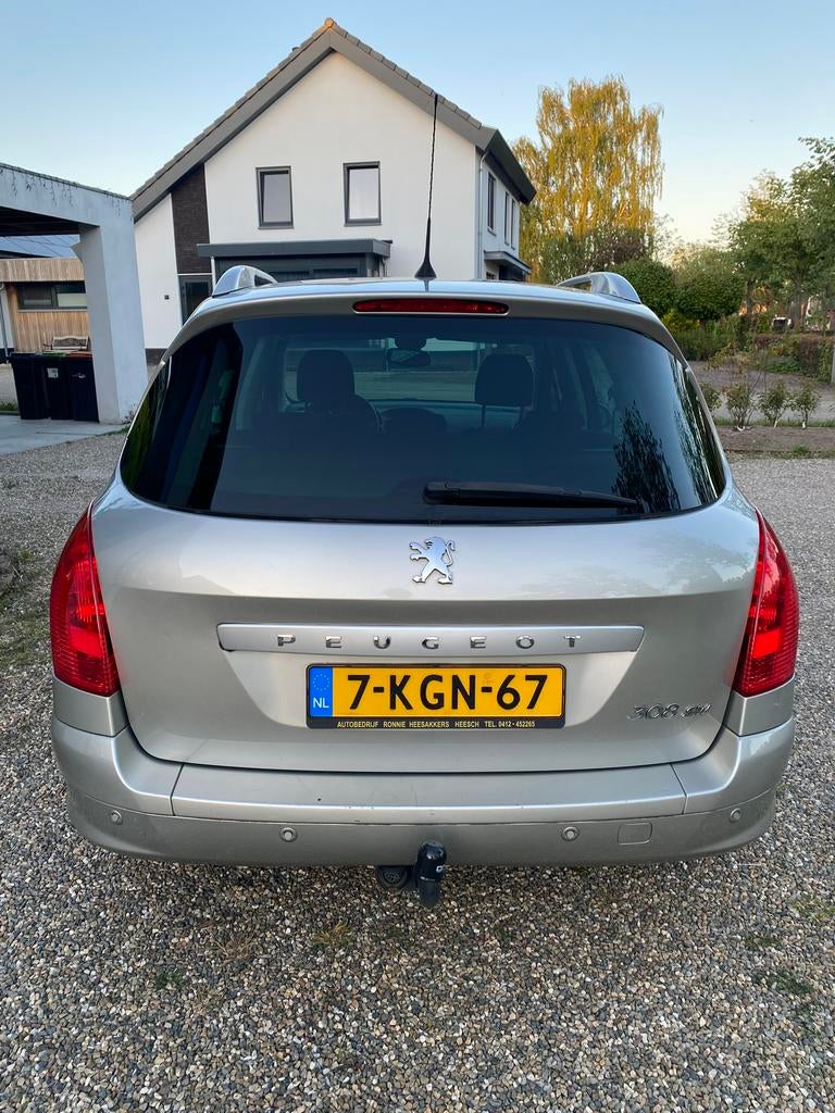 Peugeot 308 1.6 VTI 16V SW 7P 2009 Grijs, Voorwielaandrijving, Stof, Zwart, 4 cilinders