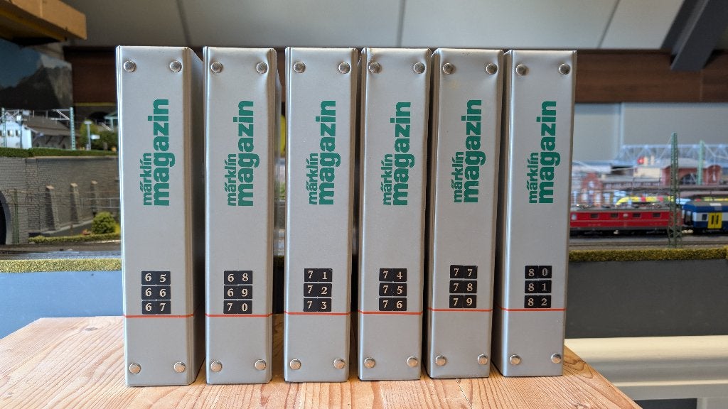 Märklin Magazin Complete serie vanaf 1965, Ophalen, Wisselstroom, Boek, Tijdschrift of Catalogus, Zo goed als nieuw