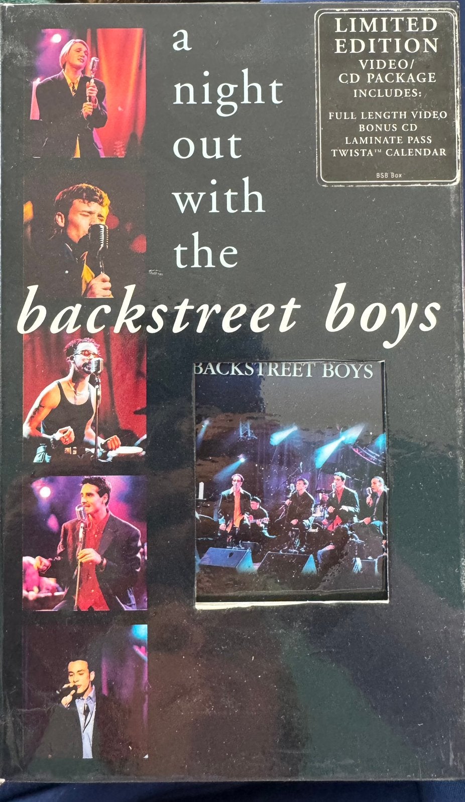 Backstraat Boys - A night out with.. video, cd en kalender, Ophalen of Verzenden, 1990 - 1999, Zo goed als nieuw, Boxset