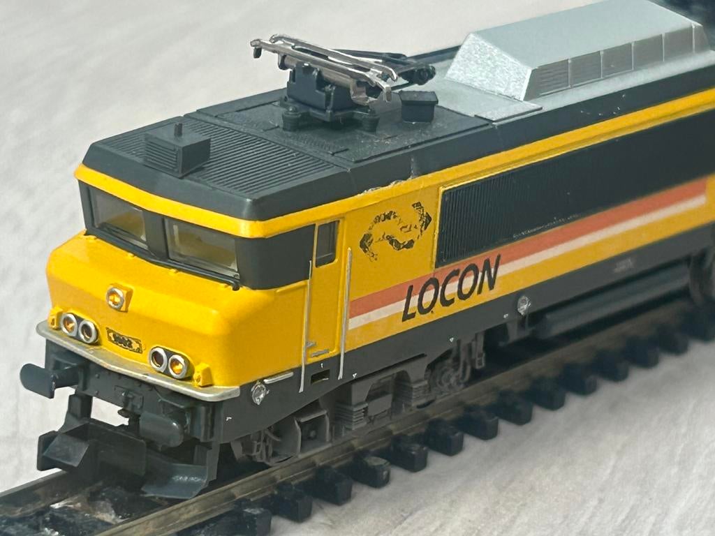 N Minitrix 12187 NS Locon 9902 digitaal DCC, Trix, Ophalen of Verzenden, Gelijkstroom, Locomotief