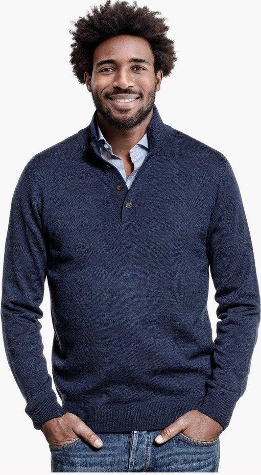 Joe Merino - trui - XL - blauw - uitstekende staat, Kleding | Heren, Truien en Vesten, Blauw, Joe Merino, Maat 56/58 (XL), Ophalen of Verzenden