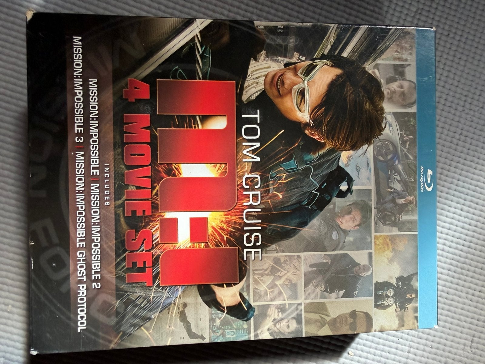 Mission impossible eerste 4 delen blu ray, Cd's en Dvd's, Blu-ray, Film, Actie, Ophalen of Verzenden, Zo goed als nieuw