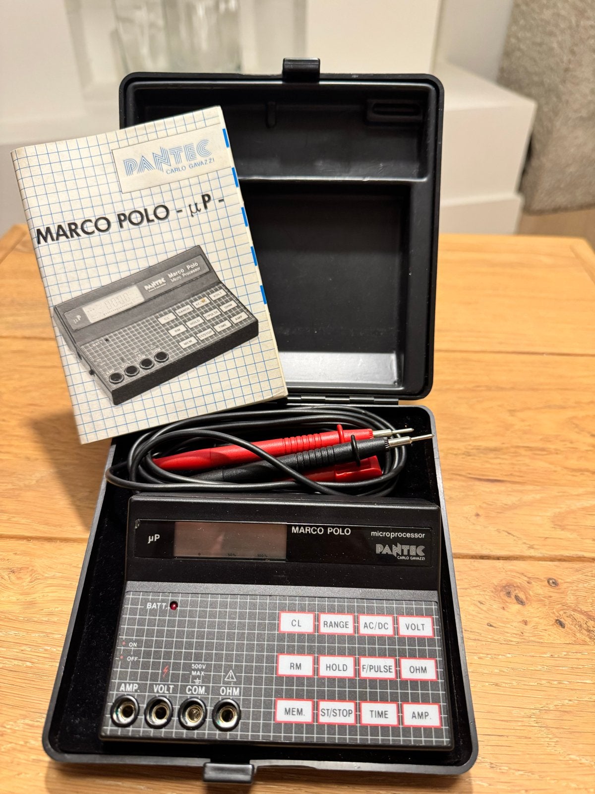 Pantec Marco Polo µP Microprocessor Multimeter - Compleet, Ophalen of Verzenden, Gebruikt, Multimeter