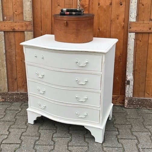 Ladekast 4 laden Engeland wit 73,5 x 47 x 80 cm, Ophalen, Gebruikt, Brocante landelijk, 50 tot 100 cm