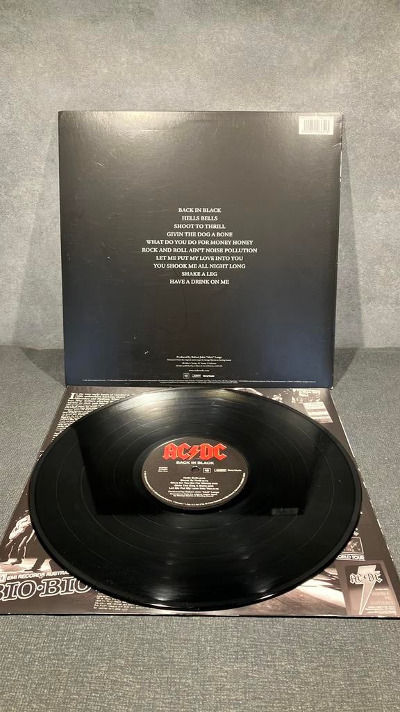 ACDC.  Back In Black, Inclusief binnenhoes, Ophalen of Verzenden, Zo goed als nieuw, 12 inch
