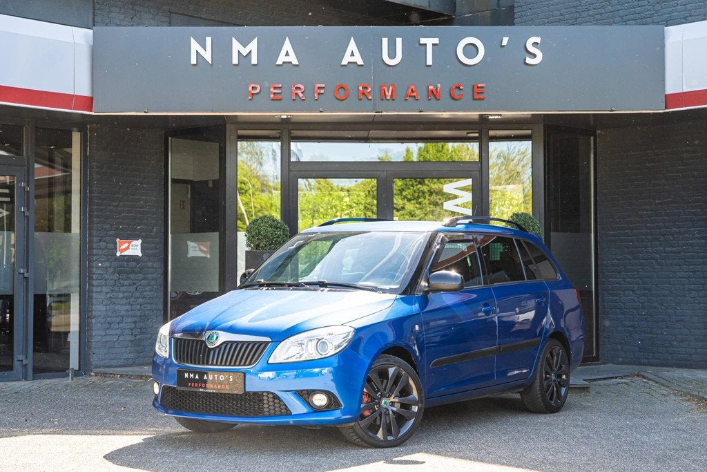 Skoda Fabia Combi 1.4 TSI RS 180PK / CRUISE / NAVI / BLUETOO, Euro 5, Stof, Gebruikt, 4 cilinders